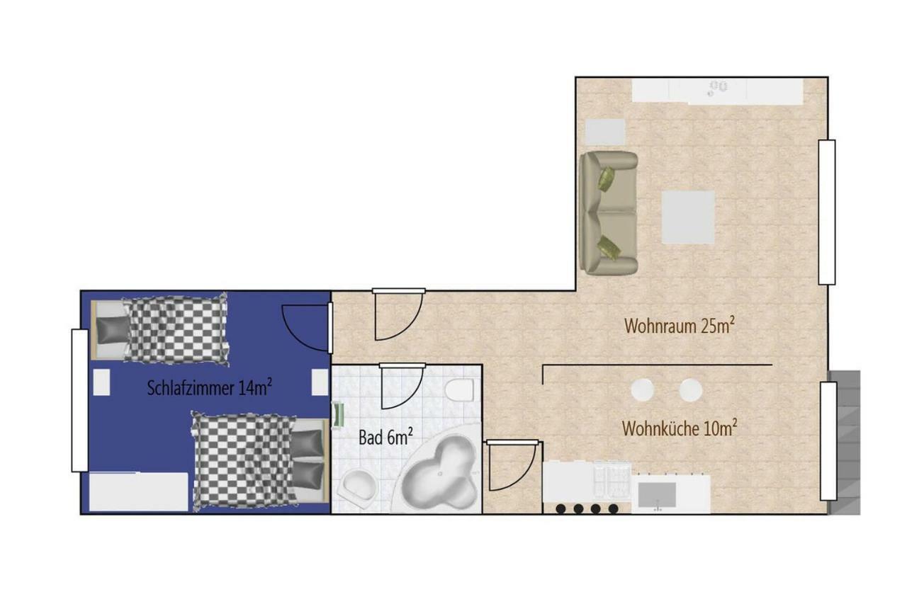 Ferienwohnung Wohnen im gemütlichem Ambiente BRE Exterior foto